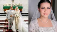 Penampilan sang mempelai perempuan, Chen Giovani di acara pemberkatan nikah mencuri perhatian. [IG/fcgweddings/myrnamyura]