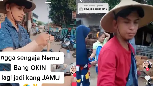 Viral Penjual Jamu Mirip Okin Mantan Suami Rachel Vennya, Curi Perhatian