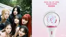 Sekitar 1,5 tahun setelah debut, Stayc akhirnya merilis light stick pada 7 Juni 2022. (High Up Entertainment via Soompi)