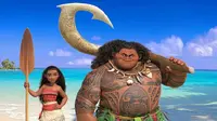 William Va’ana yang mirip tokoh Disney "Moana". (Daily Mail/ Facebook Rella on the Radio)