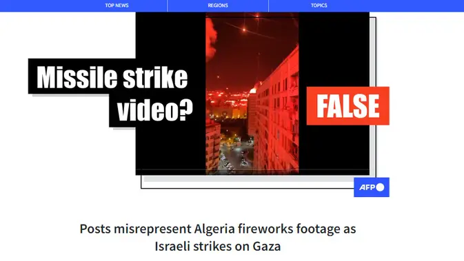 <p>Penelusuran klaim video pembalasan Palestina kepada Israel</p>