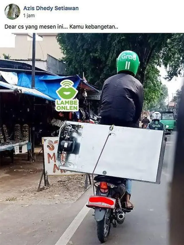 Kumpulan Potret Driver Ojol dapat Pesanan dari Konsumen Tak Berakhlak (ist)