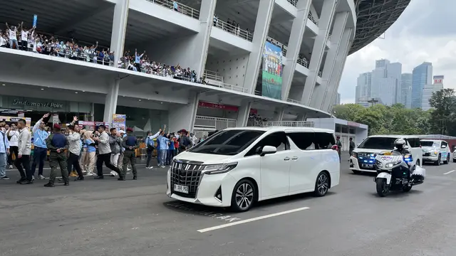 Prabowo Tiba di GBK Senayan