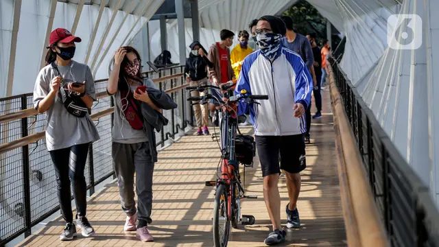 FOTO: Pemprov DKI Jakarta Siapkan 30 Kawasan Khusus Pesepeda