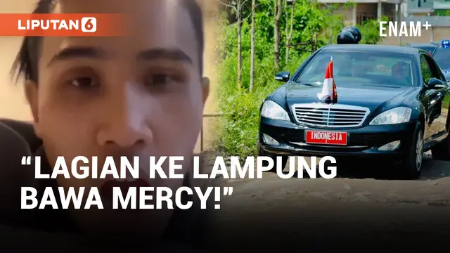 Naik Mercy di Jalanan Lampung, Bima Sindir Jokowi