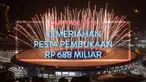 Kemeriahan pesta pembukaan Olimpiade Rio 2016 bernilai Rp 688 miliar yang diselenggarakan di Stadion Maracana, Rio de Janeiro (5/8/2016).