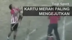 Kartu merah diberikan karena pelanggaran fatal  atau akumulasi kartu kuning. Namun 6 pemberian kartu merah berikut ini sangat mengejutkan