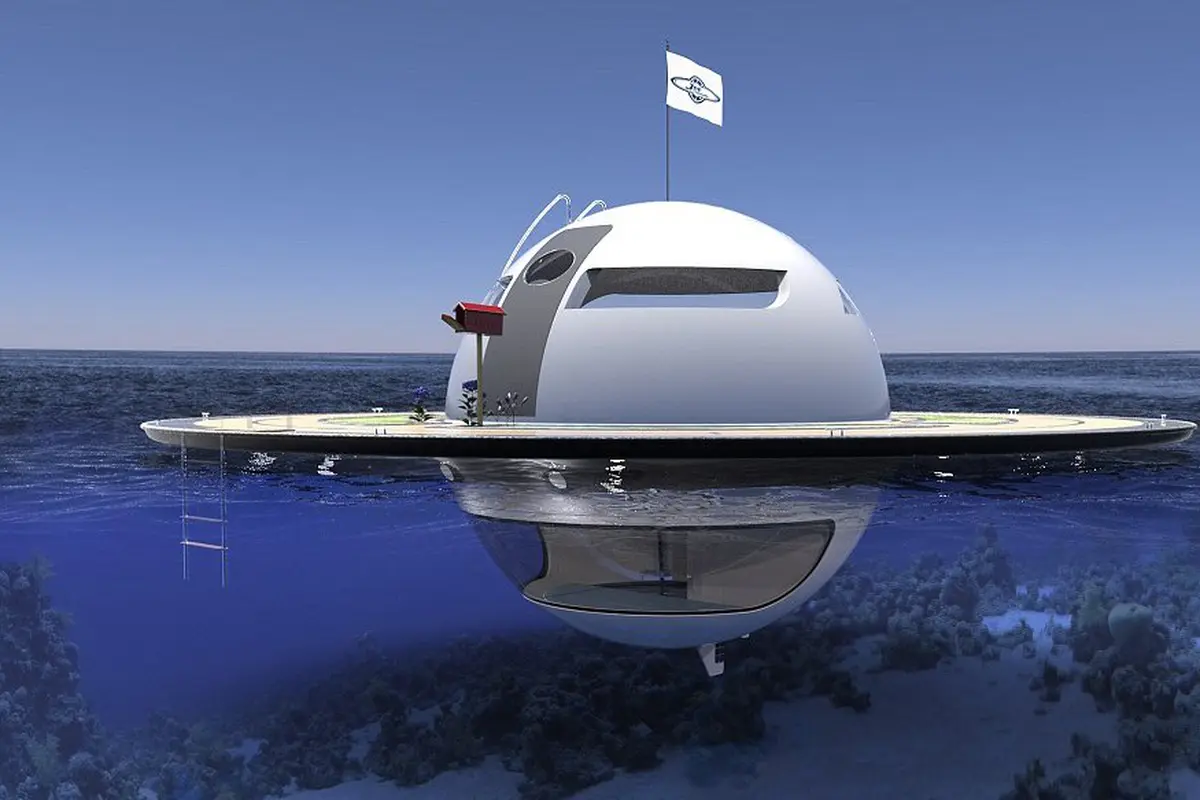 Kapal Pesiar Unik, Bentuknya Seperti UFO yang Mengambang