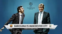 Prediksi Barcelona vs Manchester CIty (Liputan6.com/Yoshiro)