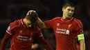 Musim 2014/2015 merupakan salah satu musim yang buruk bagi Liverpool di kompetisi Eropa. Gagal lolos dari fase grup Liga Champions, The Reds juga langsung gugur di Liga Europa usai kalah adu penalti dari Besiktas. (AFP/Paul Ellis)