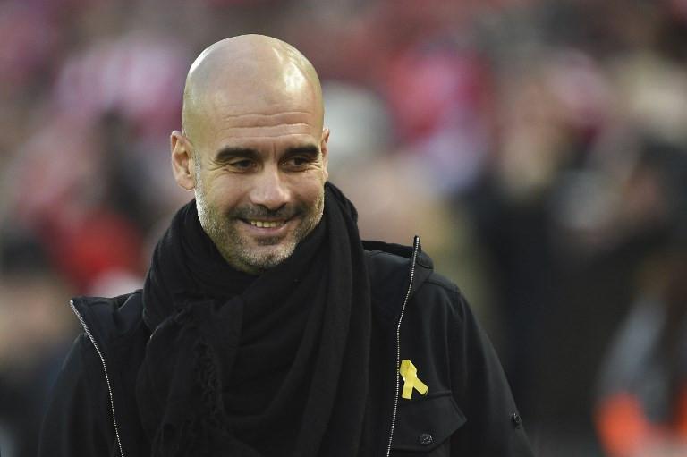 Manajer Manchester City, Pep Guardiola (AFP/Oli Scarff)