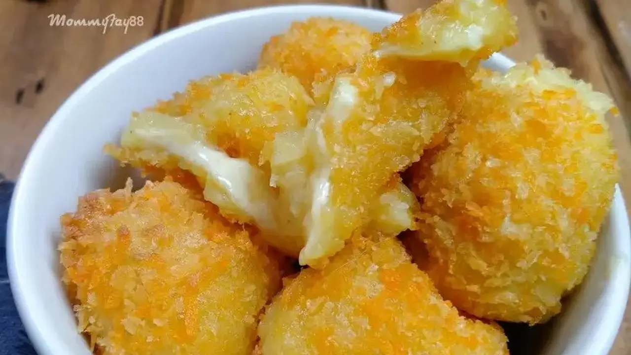 Resep kroket kentang mozzarella. (dok. Cookpad @MitaNiez)