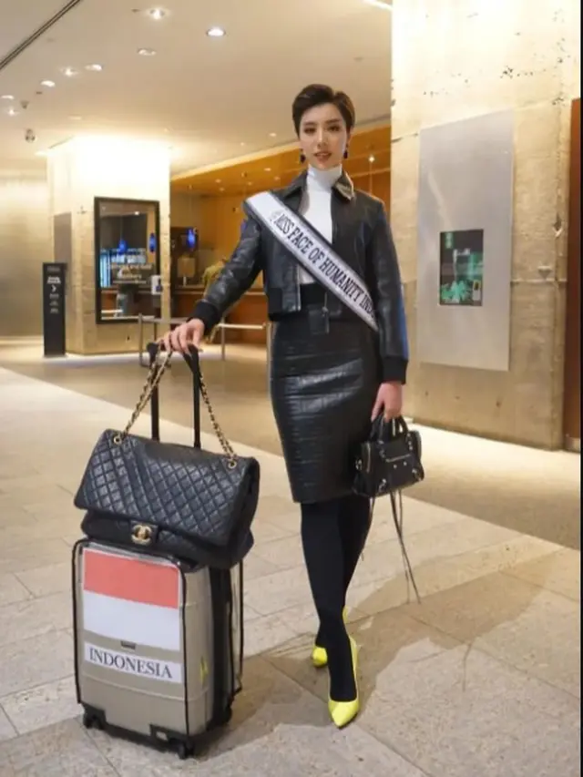 7 Potret Nadia Tjoa, Wakil Indonesia yang Raih Mahkota Miss Face of Humanity 2022