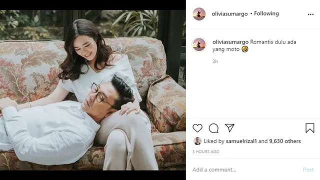 Denny Sumargo - Olivia (Foto: Instagram/@oliviasumargo)