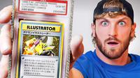 Logan Paul has made waves again with the sale of his Pokémon Pikachu Illustrator card for $16.5 million, setting a new world record. (YouTube/Logan Paul)