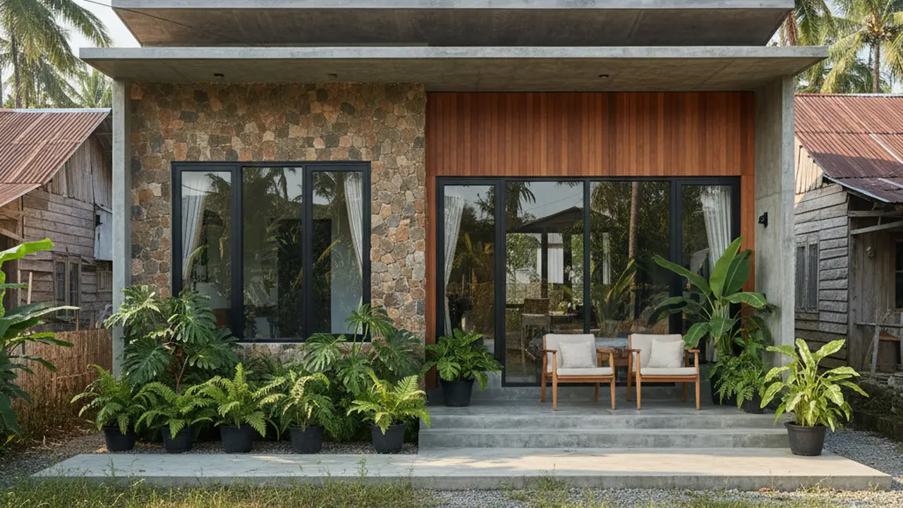 Model Rumah Murah Tapi Elegan 2025. Gemini