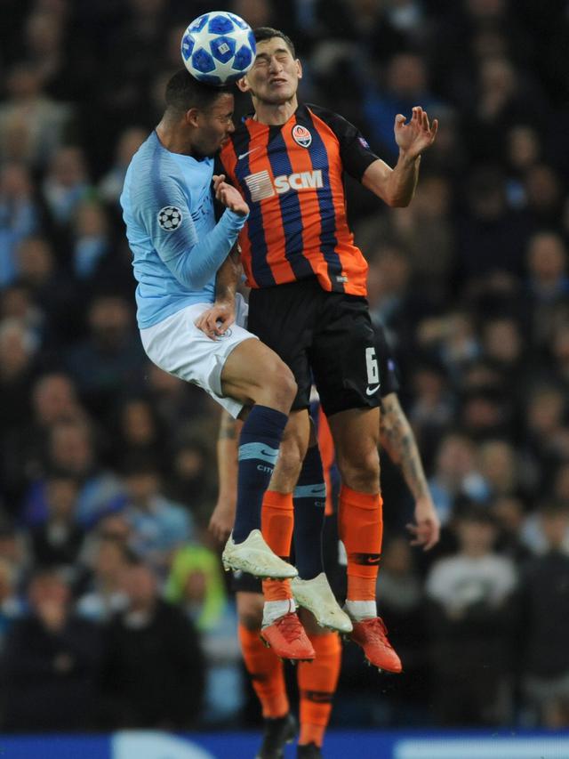 Gabriel Jesus Hattrick, Manchester City Bantai Shakhtar Donetsk 6-0