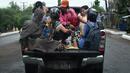 Menjelang kedatangan Mocha, sejumlah lembaga bantuan meningkatkan kesiapsiagaan dan tanggap darurat mereka. (AFP/Sai Aung Main)