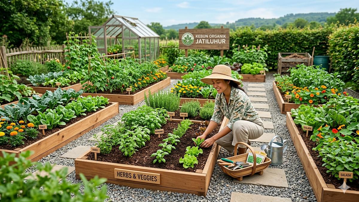 Rahasia Cara Menata Edible Garden Biar Rapi Seperti Kebun Organik Profesional