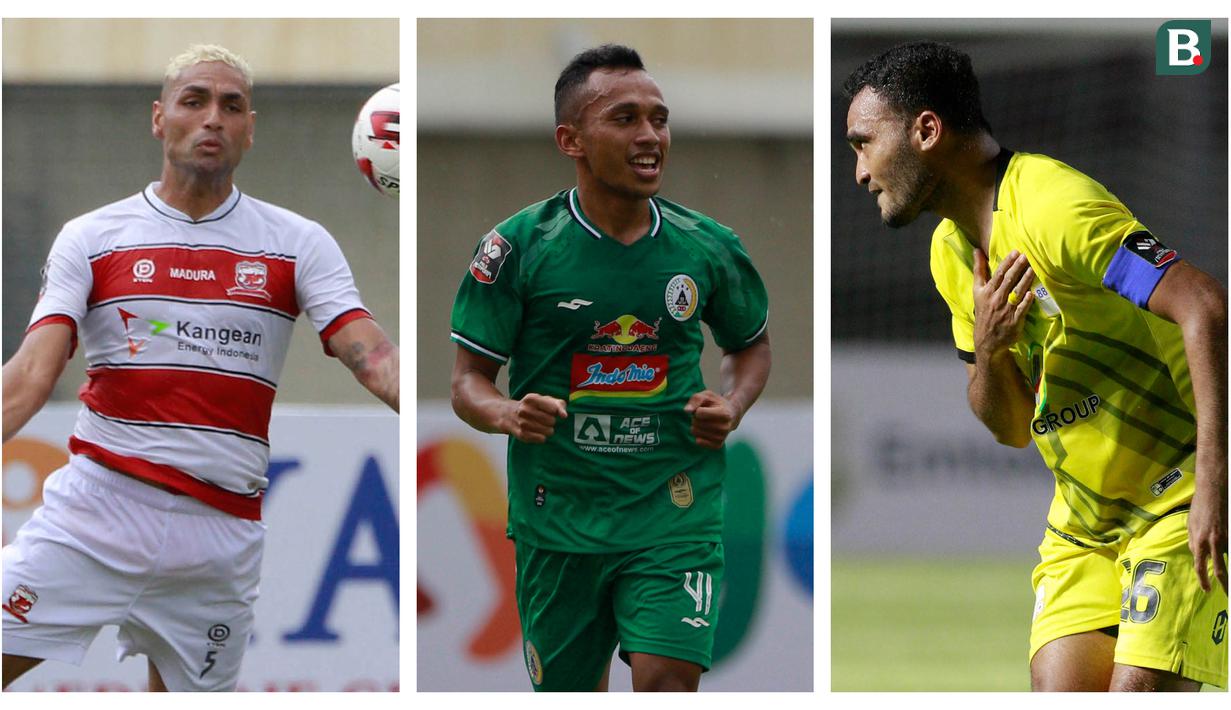 Matchday 1 Piala Menpora 2021 telah menghasilkan 23 gol dalam 8 pertandingan, termasuk gol-gol lewat tendangan bebas eksekusi bola mati. Berikut 3 pemain yang membuat gol lewat tendangan bebas indah dalam matchday 1 Piala Menpora 2021. (Kolase Foto: Bola.com/M Iqbal Ichsan)