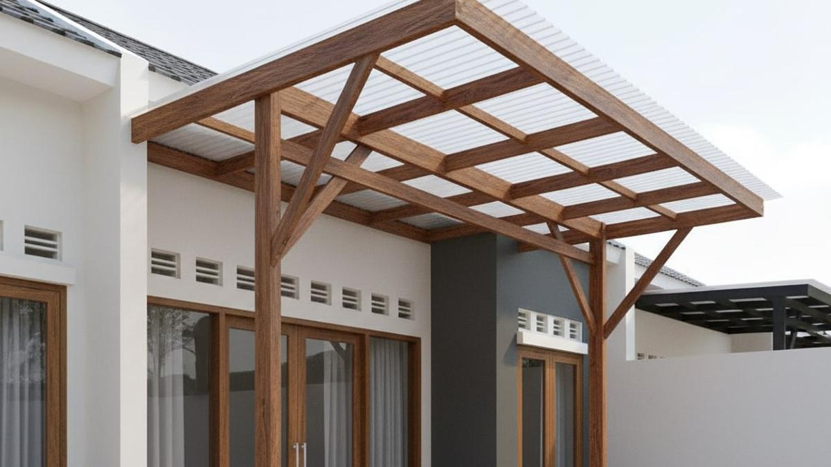 7 Inspirasi Desain Teras Rumah Tipe 36 Minimalis dengan Kanopi Terbaru 2025
