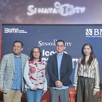 Potret para pembicara di acara Press Conference An Iconic Wonderland Festivity, Senayan City, Jakarta (Foto: Virlia Sakina Ramada/Fimela).