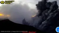 Gunung Marapi erupsi pada Sabtu (7/1/2023). (ist)