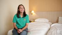 Bek Timnas Indonesia Putri, Portia Louise Fischer (Bola.com/Vascal Sapta Hadi)