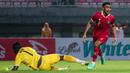 <p>Selebrasi pemain timnas Indonesia, Yakob Sayuri setelah berhasil menjebol gawang Burundi dalam pertandingan uji coba FIFA Matchday yang berlangsung di stadion Patriot Candrabhaga, Bekasi, Sabtu (25/3/2023). (Bola.com/Bagaskara Lazuardi)</p>