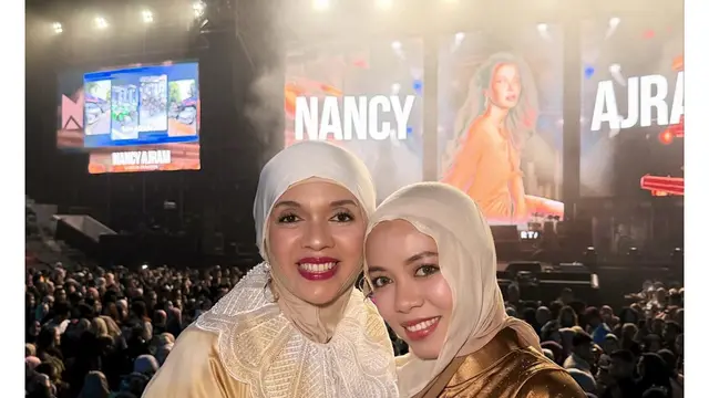 7 Artis Nonton Konser Nancy Ajram di Jakarta, Ayu Ting Ting Duet Bareng