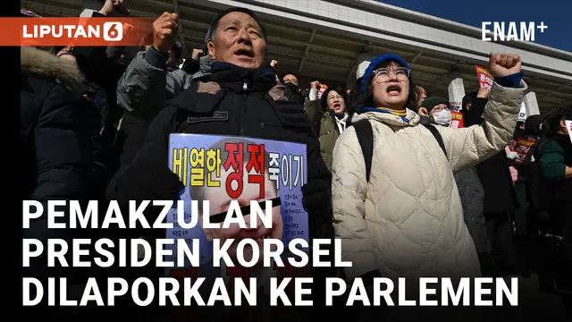 VIDEO: Mosi untuk Memakzulkan Presiden Korea SElatan Dilaporkan ke Parlemen