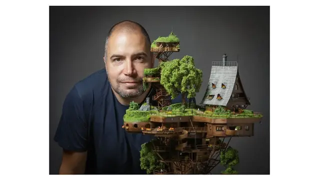Pria Ini Ciptakan Sebuah Miniatur Desa Selama 2 Tahun, 6 Potretnya Bikin Takjub