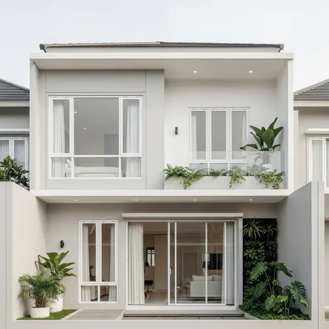 Gambar Rumah Minimalis 2 Lantai Elegan Minimalis