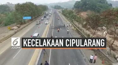 Korlantas Polri dan Polda Jabar menggelar olah TKP kecelakaan beruntun di tol Purbaleunyi. Selama pelaksanaan olah TKP, diberlakukan contraflow di KM 91 hingga 96.