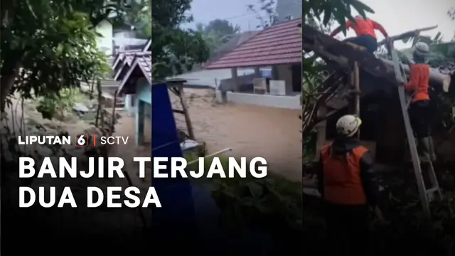 Banjir Terjang Dua Desa