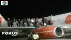 Kejadian berawal saat oknum penumpang bernama Fransiskus Sigiri berteriak adanya bom ketika memasukan tas dalam cabin.