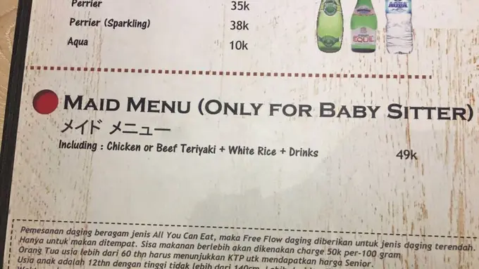 [Bintang] Heboh Restoran Bedakan Menu Babysitter, Ini Klarifikasi Owner!