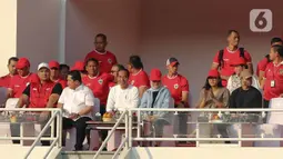 Pada pertandingan tersebut, timnas Indonesia harus mengakui keunggulan Irak. (Liputan6.com/Herman Zakharia)