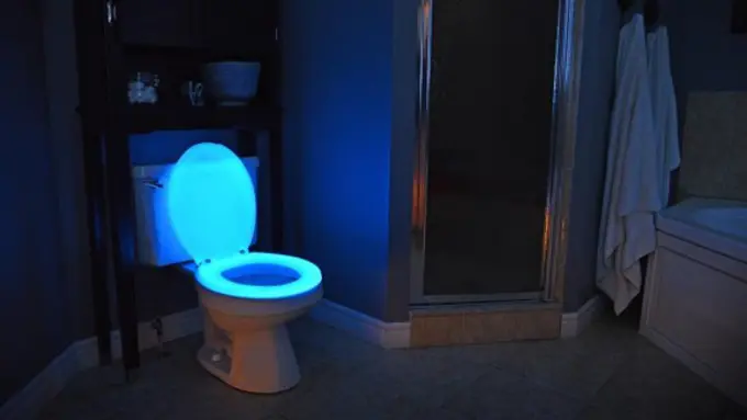 Dudukan WC 'Glow in the Dark'