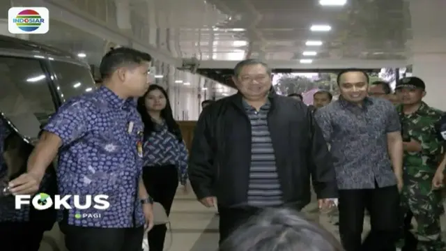 Usai dijenguk BJ  Habibie, Mantan Presiden Susilo Bambang Yudhoyono sudah dibolehkan pulang dari Rumah Sakit Pusat Angkatan Darat (RSPAD) Gatot Subroto, Jakarta Pusat.