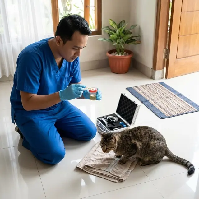 Cara Agar Keset Tidak Dikencingi Kucing