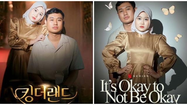 Pasangan Ini Ubah Foto Prewedding Jadi Poster Drakor, 6 Hasilnya Keren