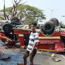 Kronologi Mobil Damkar Terguling Tewaskan 2 Petugas