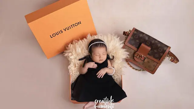 Potret anak kedua Kesha Ratuliu, Aisha Kaluna Letecia yang baru lahir 21 Mei 2023 (Foto: creatinkmoments via Instagram kesharatuliu05)