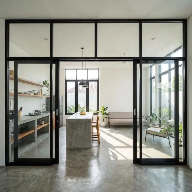Rumah Kecil Tanpa Banyak Dinding