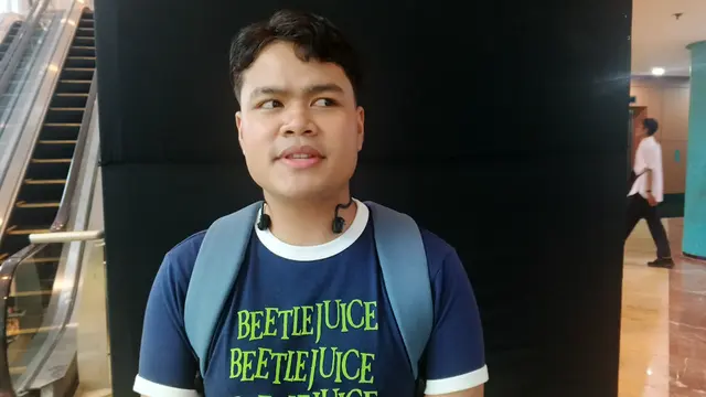 Yobel Imanuel Putra pengunjung Festival Musikal Indonesia 2025