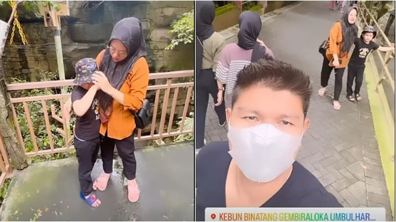 6 Potret Kedekatan Anak Andika Kangen Band dan Ayu Kartika saat Liburan di Jogja