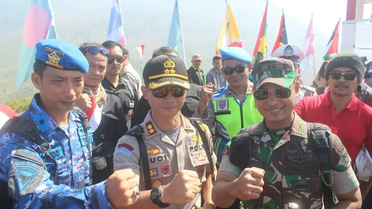 Dandim Garut Letkol Inf. Asyraf Aziz dalam salah satu kegiatan bersama Kapolres Garut AKBP Budi Satria Wiguna
