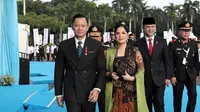 Detail Kebaya Floral Annisa Yudhoyono saat Hadiri HUT Bhayangkara, Inspirasi untuk Tampil Anggun dan Elegan