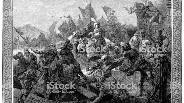 Ilustrasi perang umat Islam